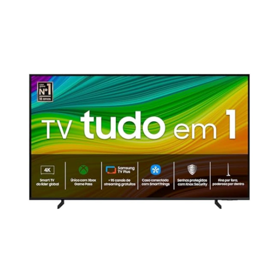 Samsung Smart TV 50″ QLED 4K 50Q60D – Tecnologia de Pontos Quânticos, Design AirSlim